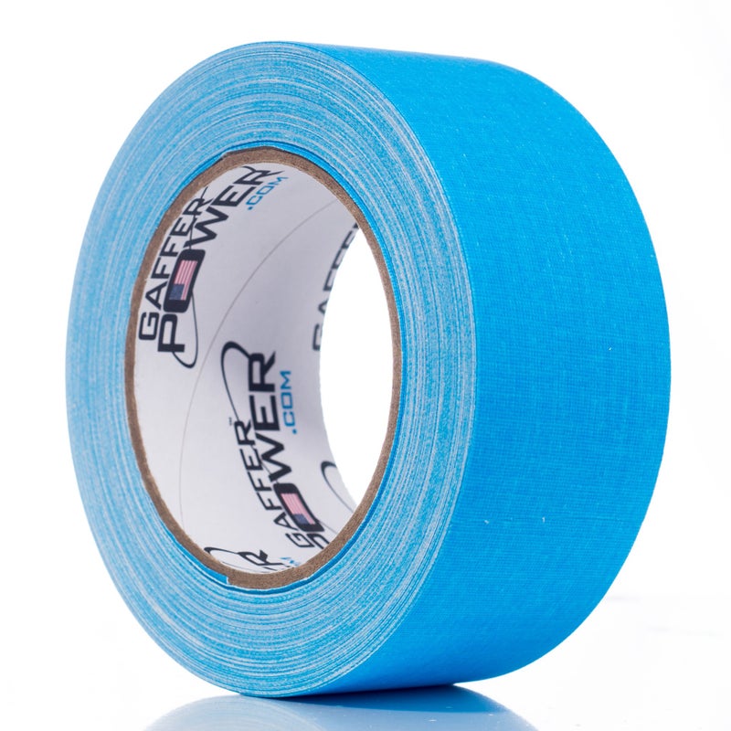 Gaffer Power Gaffers Tape 2 Inch | Fluorescent Blue | USA Made Quality | Leaves No Residue - Image 1